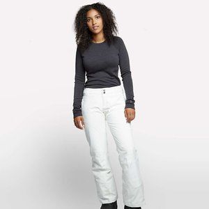 ***NWT*** Moosejaw Women's White Insulated Ski and Snow Pants Size 16